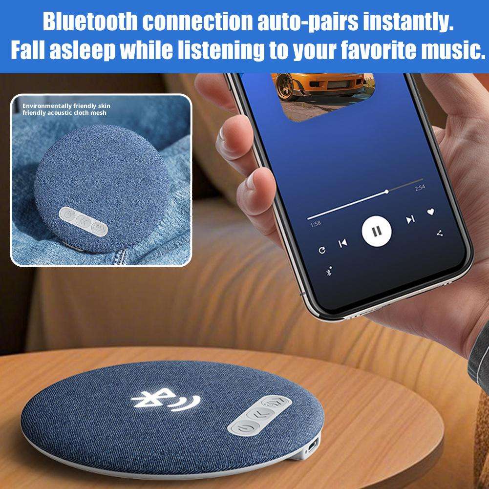 Under-Pillow Bluetooth Sleep Aid Speaker Private Listening White Noise Low Sound Leakage Auto-Timer Shutdown for Sleep Insomnia