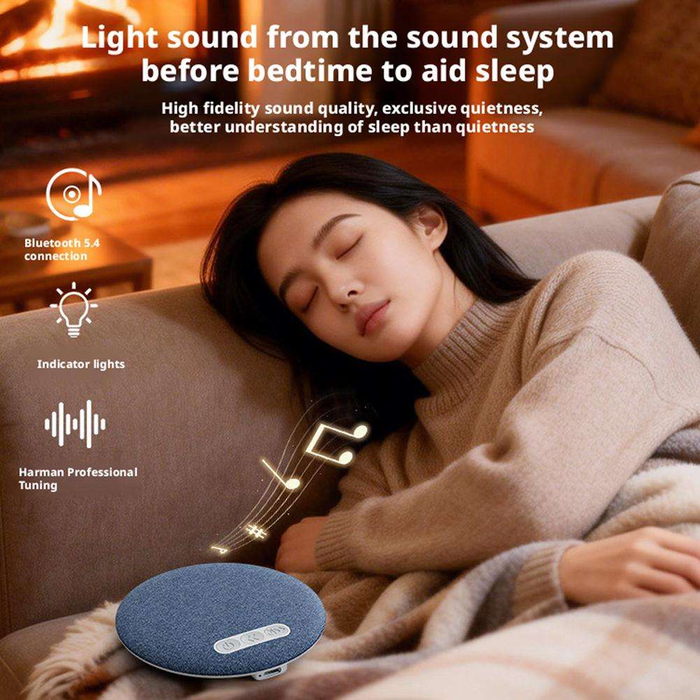 Under-Pillow Bluetooth Sleep Aid Speaker Private Listening White Noise Low Sound Leakage Auto-Timer Shutdown for Sleep Insomnia