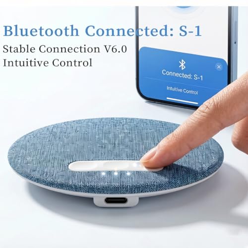 Under-Pillow Bluetooth Sleep Aid Speaker Private Listening White Noise Low Sound Leakage Auto-Timer Shutdown for Sleep Insomnia