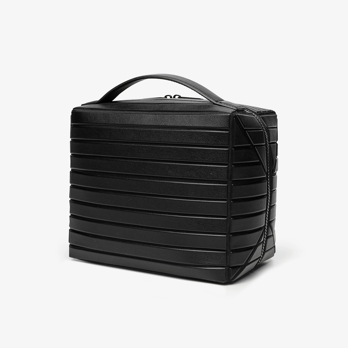 Travel Makeup Organizer Bag with Fold-Down Design and Adjustable Dividers,Large Capacity Cosmetic Bags Toiletry Case